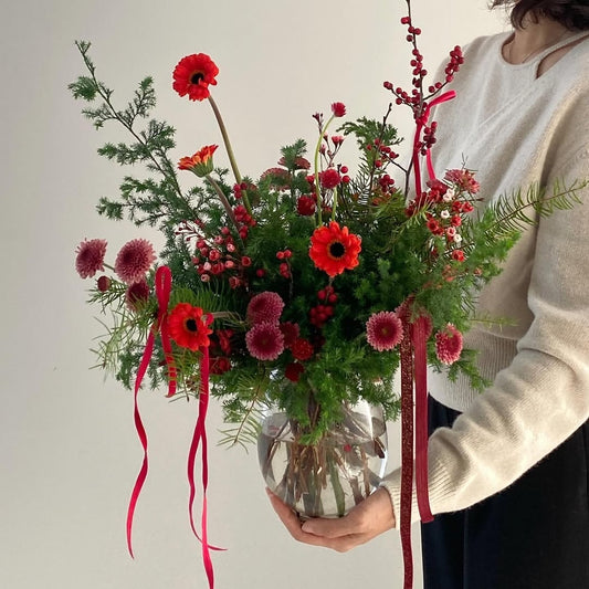 Christmas Vase Arrangement