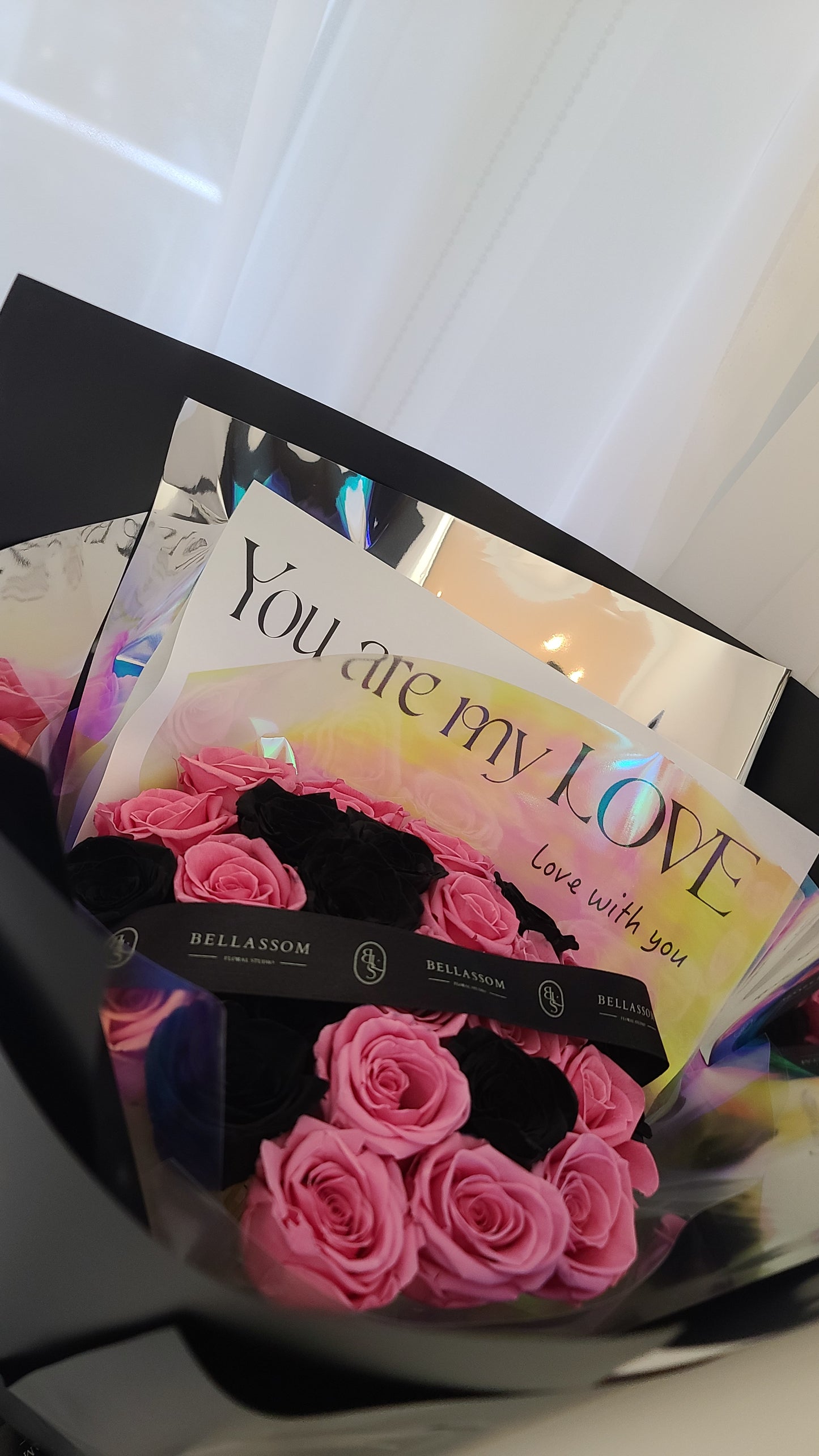 Black&Pink -everlssting roses