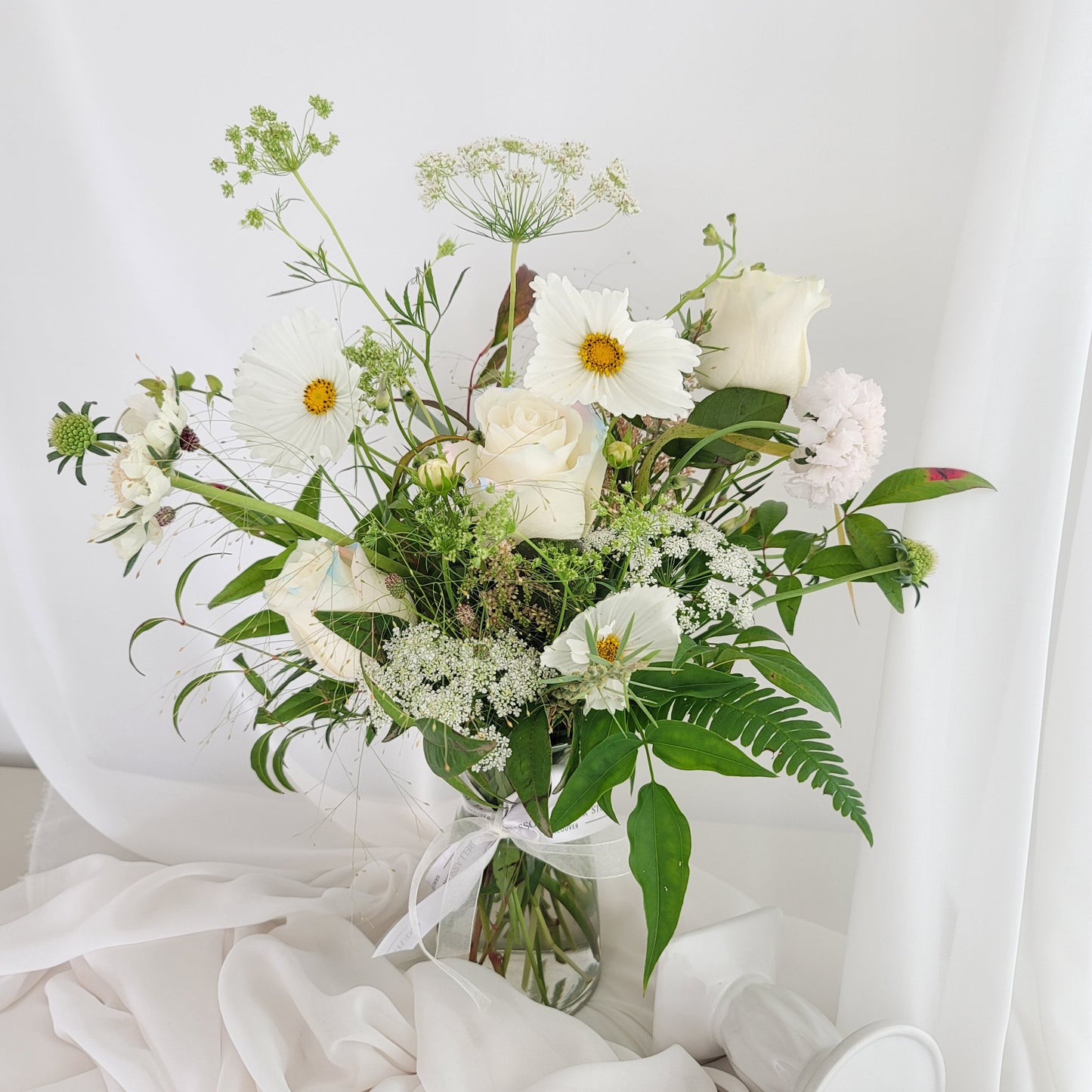 Seasonal Floral Vase Arrangement