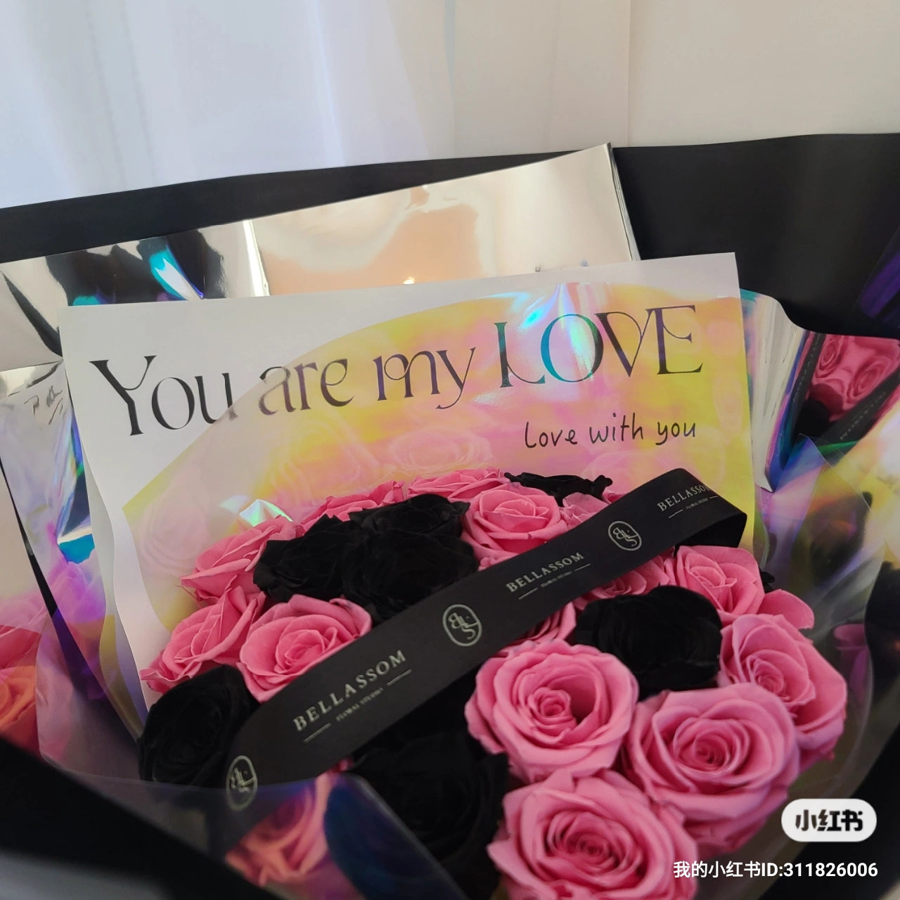 Black&Pink -everlssting roses