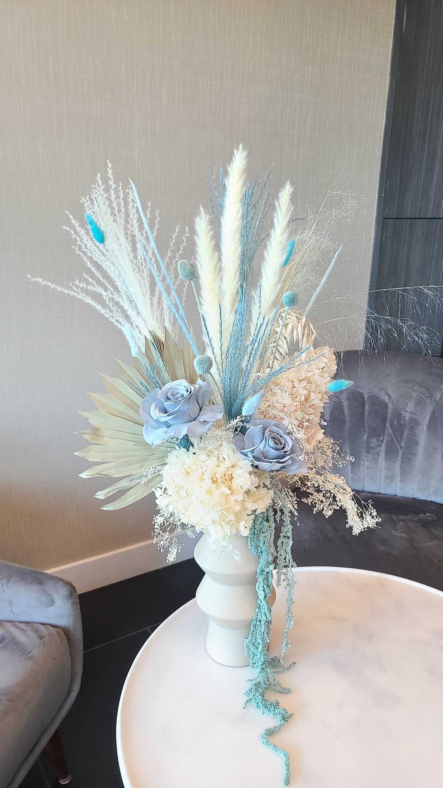 Preserved Flowers Long Vase Arrangement