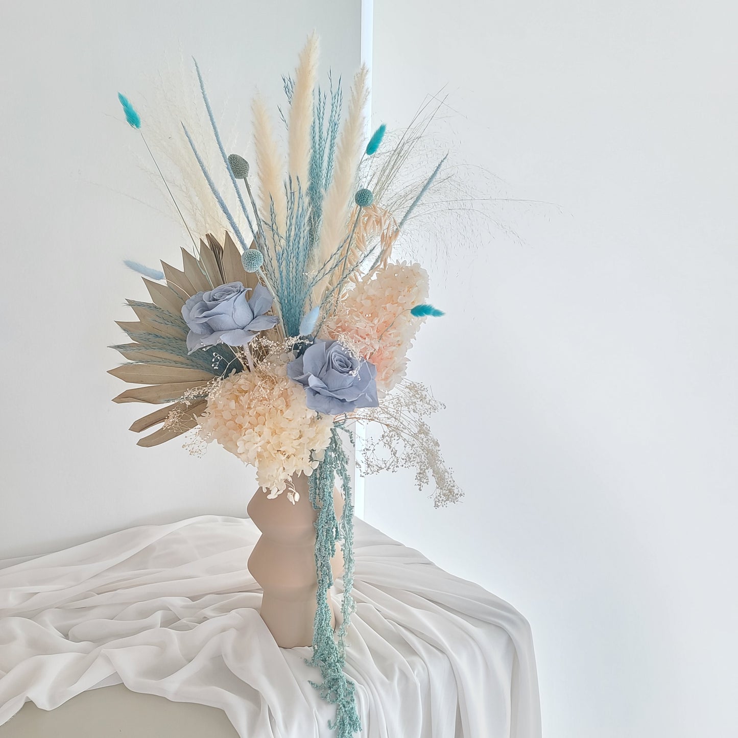 Preserved Flowers Long Vase Arrangement