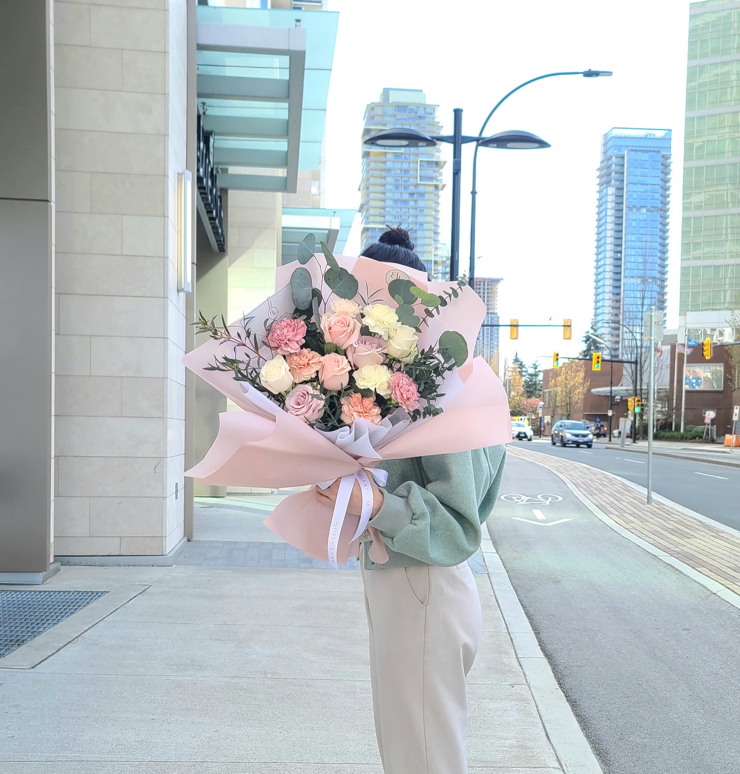 ROSE CARNATION BOUQUET