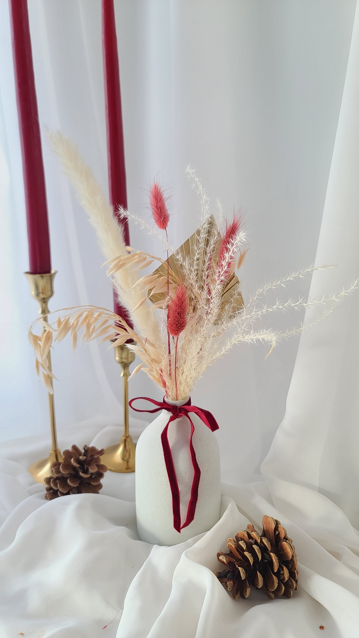 Dried Flower Bud Vase