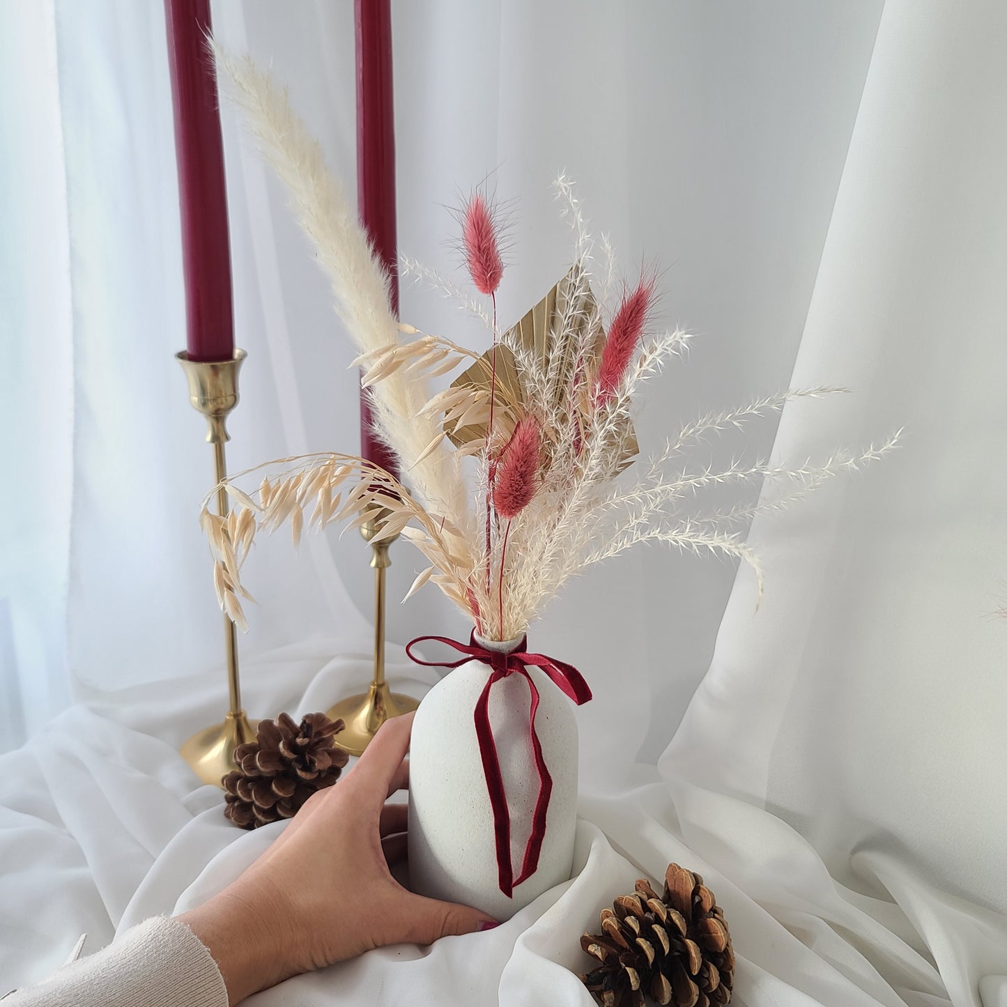 Dried Flower Bud Vase