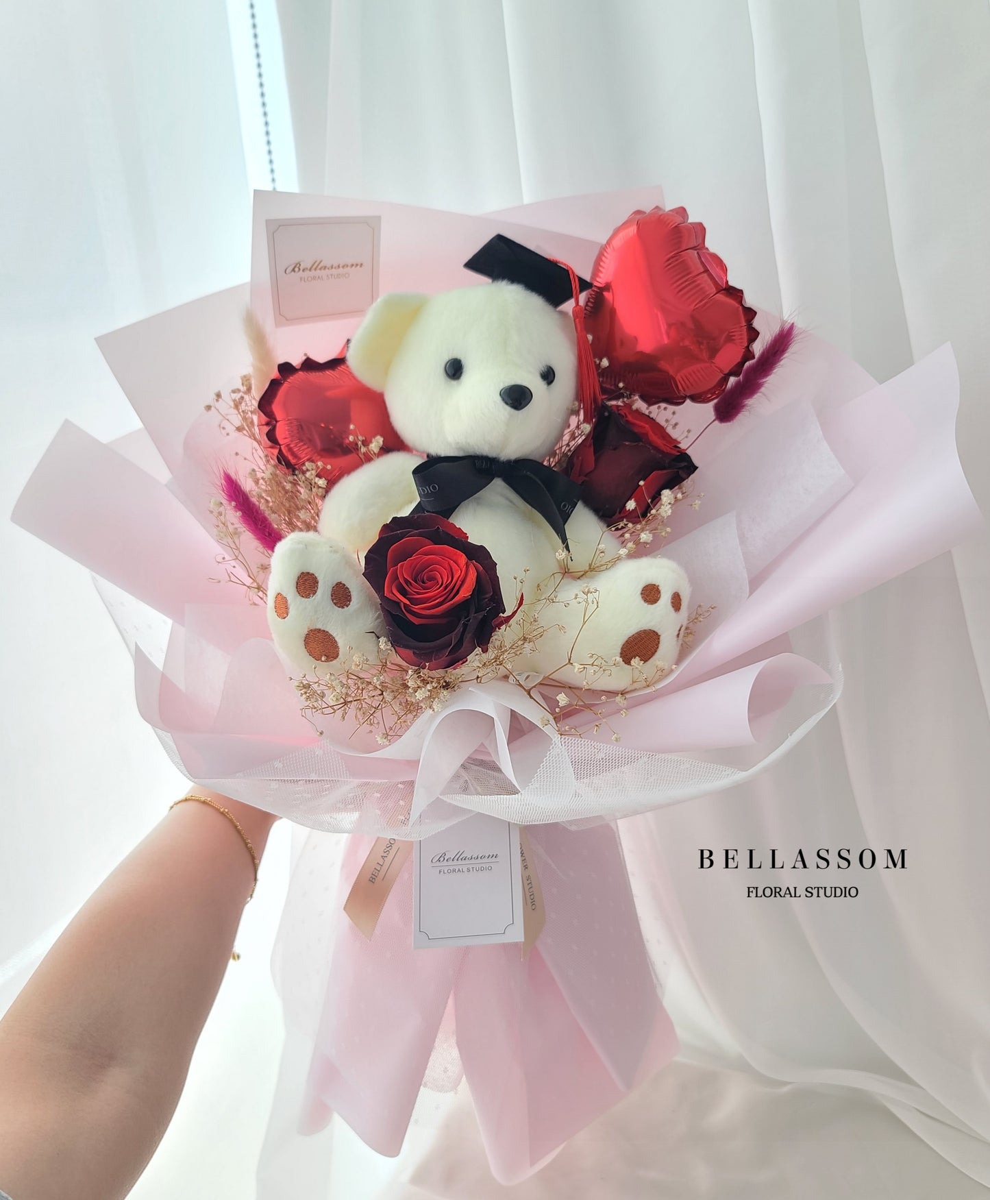 GRADUATION BEAR BOUQUET