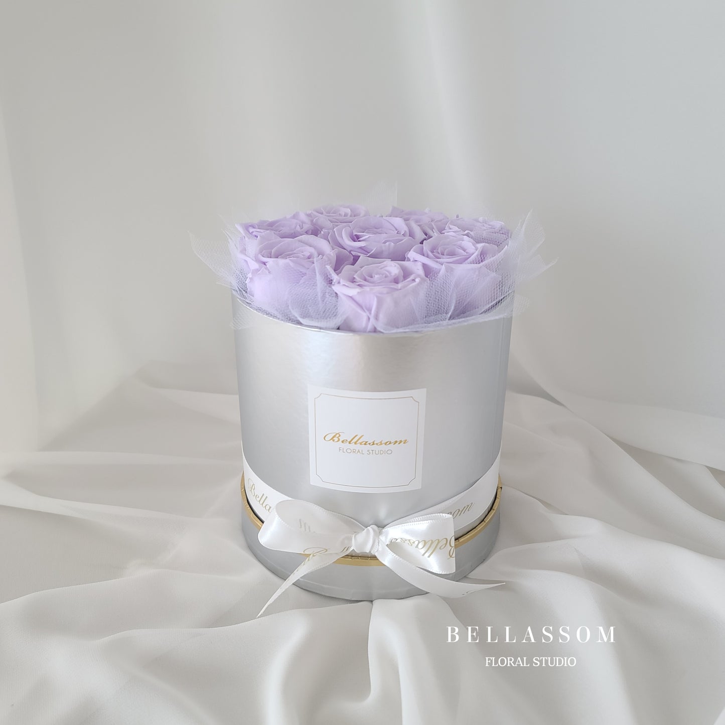 Lilac Everlasting Rose Box