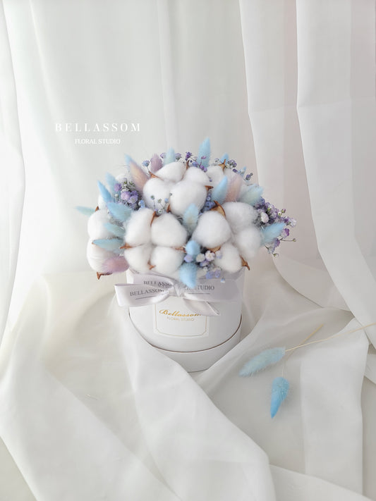 Dried Cotton Flower Box