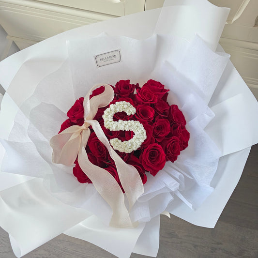 Initial Rose Bouquet
