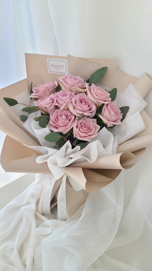 Rose with Greenery