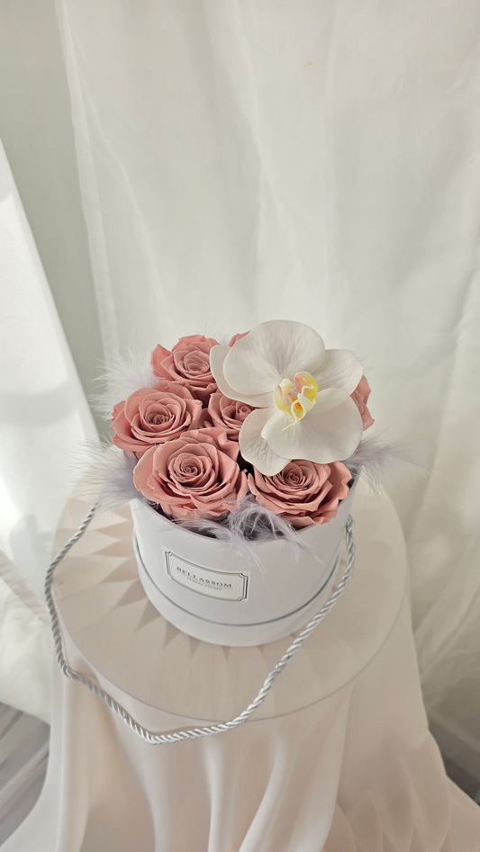 Everlasting Orchid and Rose Box